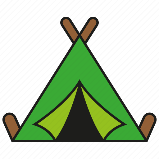 Camp, camping, outdoor, tent, travel icon - Download on Iconfinder