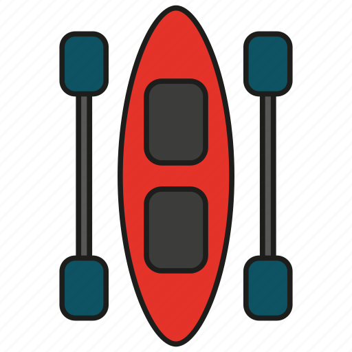 Kayak, boat, canoe, paddle, sport, water icon - Download on Iconfinder