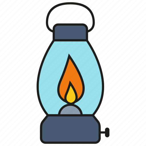 Lamp, oil, bulb, gas, lantern, light icon - Download on Iconfinder