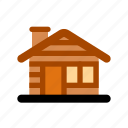 cabin, wood, house, lumberjack, home, building