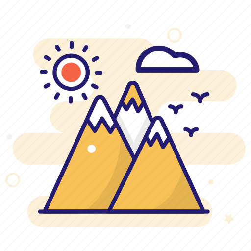 Hill, camping, mountain, mountains icon - Download on Iconfinder