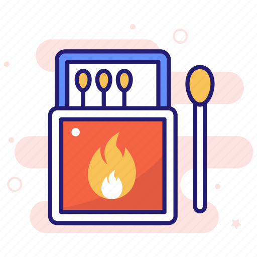 Ignite, matchbox, fire, matchstick, camping, matches, travel icon - Download on Iconfinder