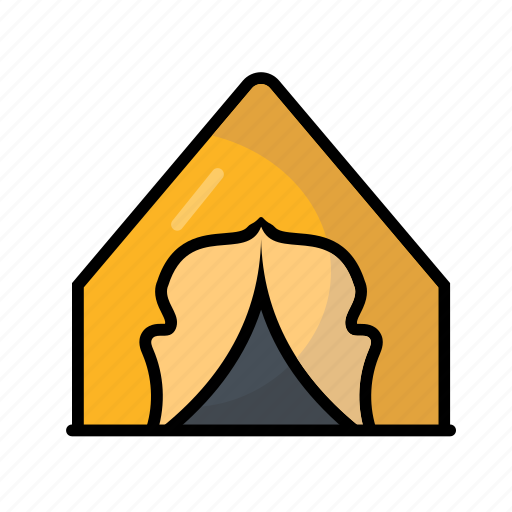 Camping, outdoor, survival, tent, travel icon - Download on Iconfinder