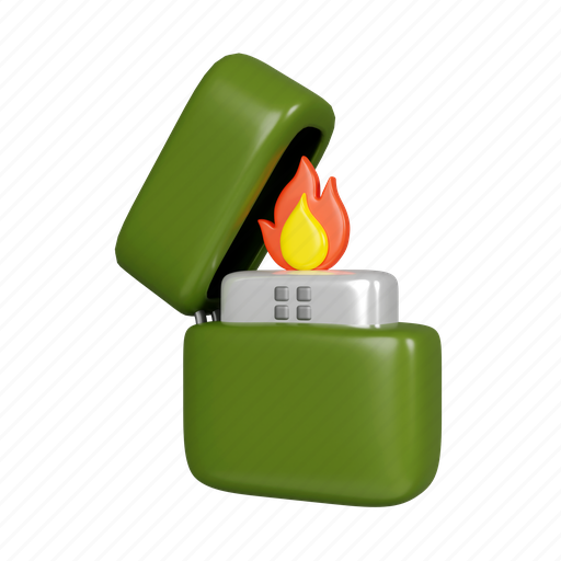 Fire, burn, hiking, camp, campfire, camping, travelling 3D illustration - Download on Iconfinder