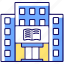 archives, campus, library, library icon 
