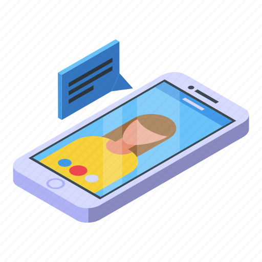 Campus, video, call, isometric icon - Download on Iconfinder