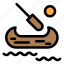 boat, canada, kayak 