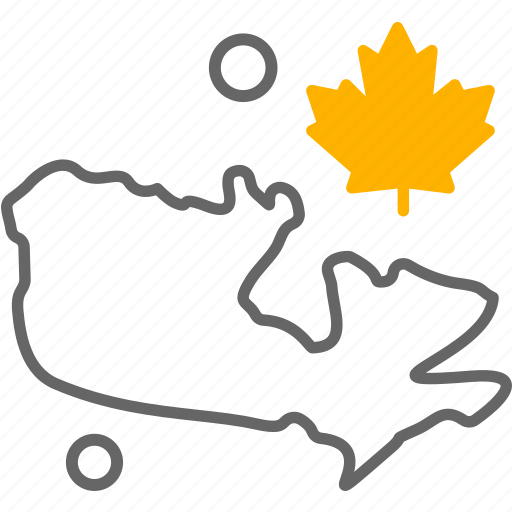 Map, canada, location, gps icon - Download on Iconfinder