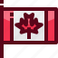 canada, country, flag, nation, national, sign, world 