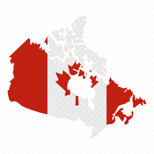 America, canada, flag, geography, map, national, north icon - Download on Iconfinder