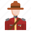 canadian, mountie, canada, human, characters, avatar 