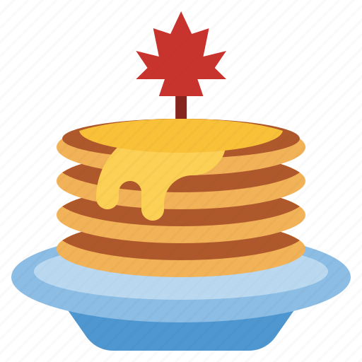 Pancake, food, and, restaurant, baker, dessert, french icon - Download on Iconfinder
