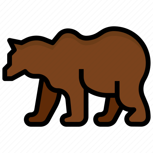 Bear, grizzly, animals, nation, life icon - Download on Iconfinder