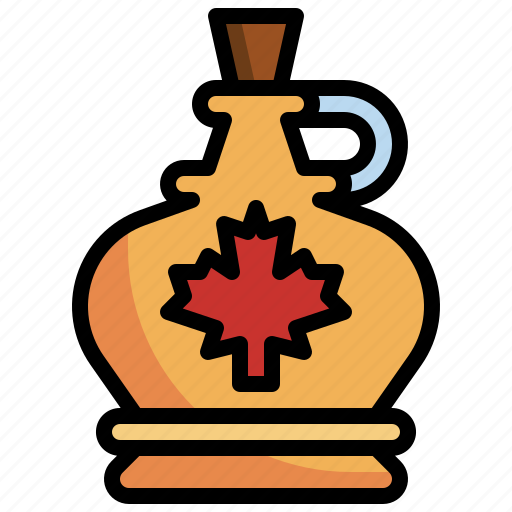 Maple, syrup, canada, bottle, sweet, food, and icon - Download on Iconfinder