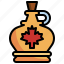 maple, syrup, canada, bottle, sweet, food, and, restaurant 