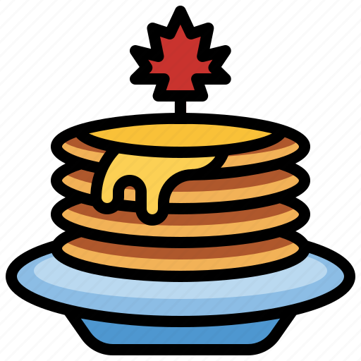 Pancake, food, and, restaurant, baker, dessert, french icon - Download on Iconfinder