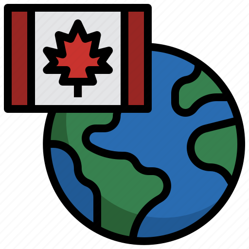World, map, globe, earth, canada icon - Download on Iconfinder