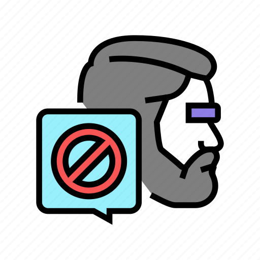 Canceled, male, person, cancel, culture, discrimination icon - Download on Iconfinder
