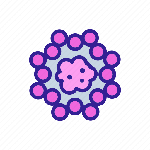 Art, cancer, cell, contour, disease, illness icon - Download on Iconfinder