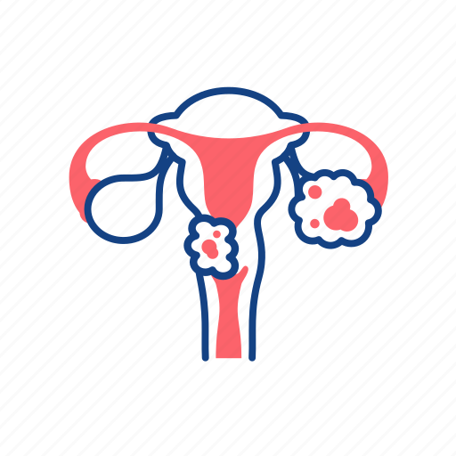 Cancer, cervical, disease, female, malignant neoplasm, organ, reproductive system icon - Download on Iconfinder