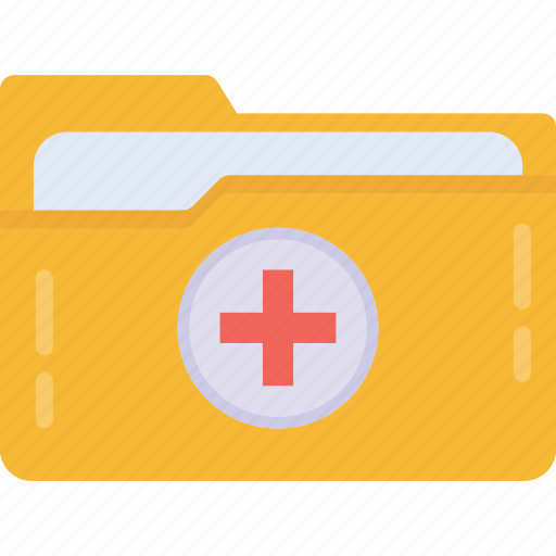 Healthcare record, medical record, patient record, medical folder, medical archive icon - Download on Iconfinder