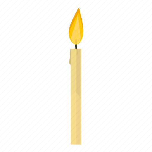 Candle, cartoon, church, illustration, val90, vector, web icon - Download on Iconfinder