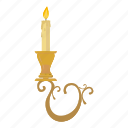 candelabrum, candle, cartoon, illustration, val90, vector, web