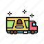 truck, transportation, candy, shop, product, building 