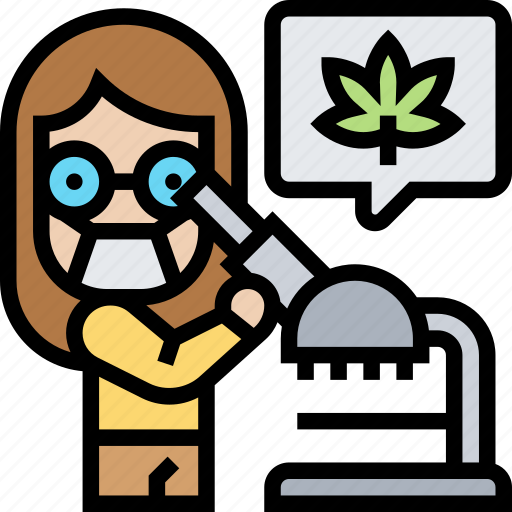 Cannabis, analytical, research, laboratory, testing icon - Download on Iconfinder