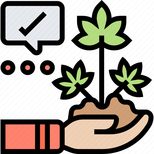 Cannabis, hemp, grow, approve, plant icon - Download on Iconfinder
