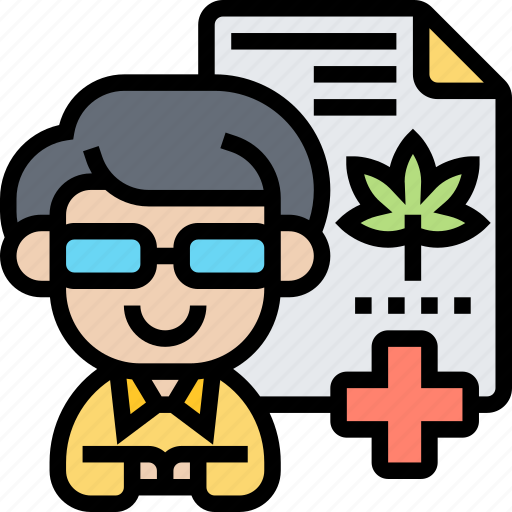 Cannabis, licenses, medical, treatment, herbal icon - Download on Iconfinder