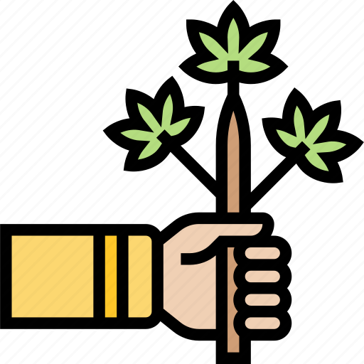 Cannabis, marijuana, weed, hemp, plant icon - Download on Iconfinder