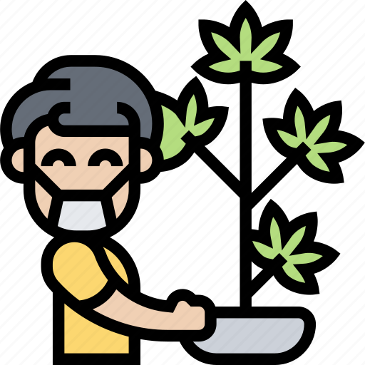 Hemp, marijuana, plant, grow, cultivation icon - Download on Iconfinder