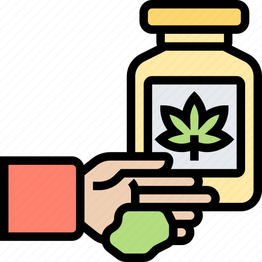 Weed, marijuana, hemp, herbal, product icon - Download on Iconfinder