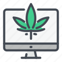 cannabis, marijuana, weed, computer, online, order, pc