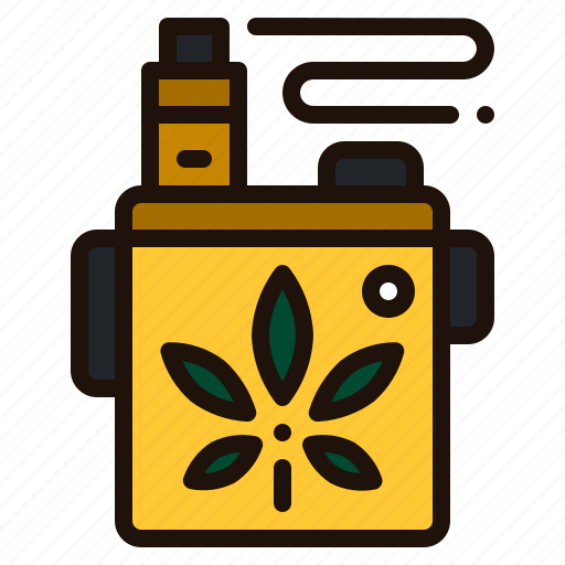 Vape, cannabis, tobacco, cigarette, smoke, marijuana, unhealthy icon - Download on Iconfinder