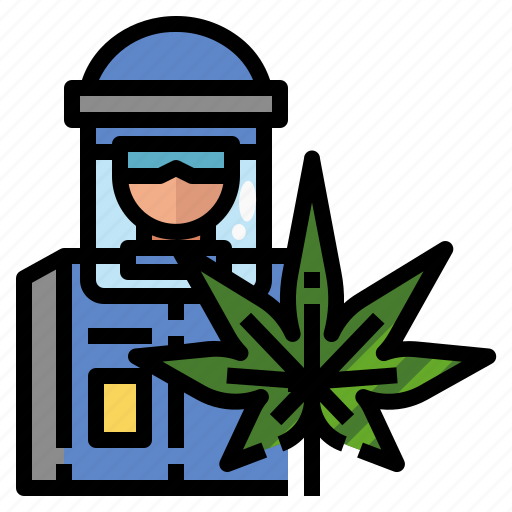 Botanist, researcher, medical, purpose, cannabis, scientist icon - Download on Iconfinder