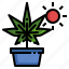 lighting, planting, cannabis, smart, farm, marijuana 