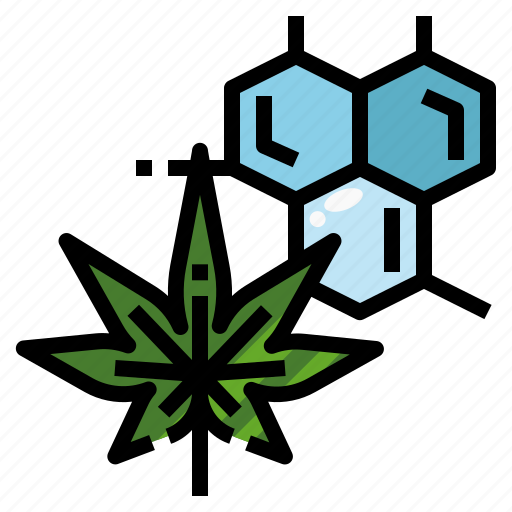 Molecule, chemistry, cannabis, marijuana, cannabidiol icon - Download on Iconfinder