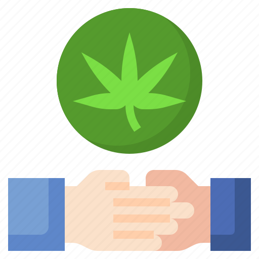 Agreement, cannabis, weed, marijuana, partnership icon - Download on Iconfinder