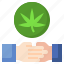 agreement, cannabis, weed, marijuana, partnership 