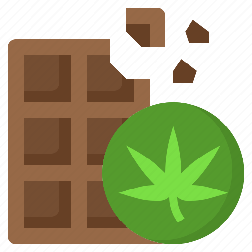 Chocolate, bar, cannabis, weed, marijuana, dessert icon - Download on Iconfinder