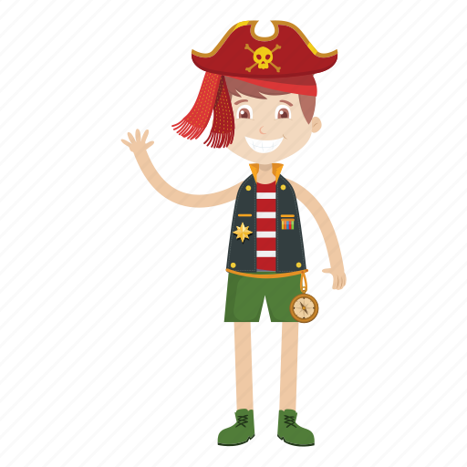 Cartoon, character, islander, kid, marine, pirate icon - Download on Iconfinder