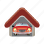 garage, auto, automobile, car, vehicle 