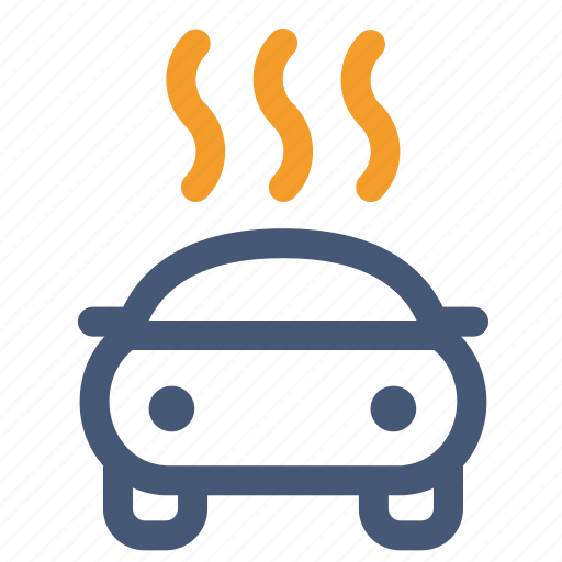 Car, car insurance, engine, hot, journey, overheating, vehicle icon - Download on Iconfinder