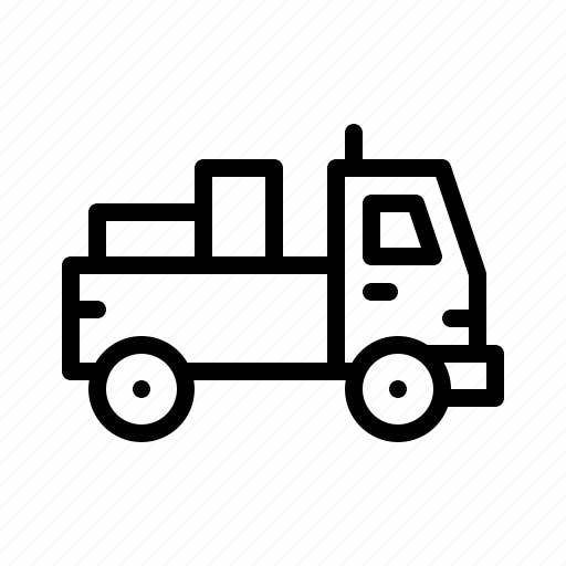 Ickup, truck, pickup, car, logistics, delivery, transportation icon - Download on Iconfinder