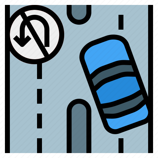 Asphalt, highway, road, street, transportation, turn icon - Download on Iconfinder