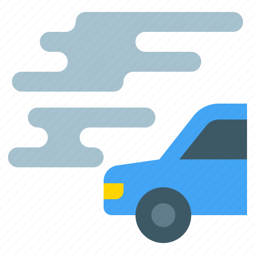 Car, cloud, fog, mist, transport, weather icon - Download on Iconfinder