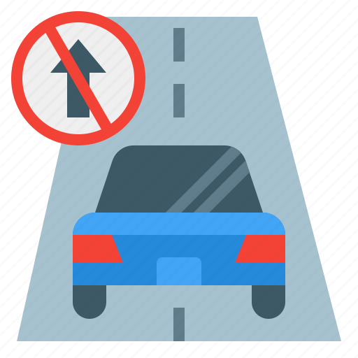 Danger, direction, road, safety, way, wrong icon - Download on Iconfinder