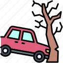 car, accident, safety, vehicle, incident, crash, tree